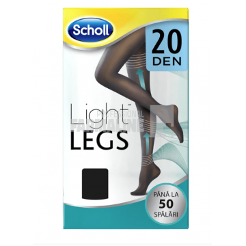 Scholl Ciorapi Compresivi Light Legs 20 Den Negru ''S''