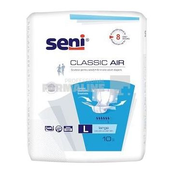 Seni Classic Air Scutece pentru adulti L 10 bucati