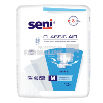 Seni Classic Air Scutece pentru adulti M 10 bucati