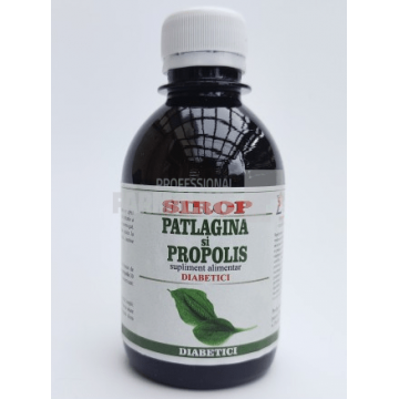 Sirop patlagina si propolis pentru diabetici 200 ml