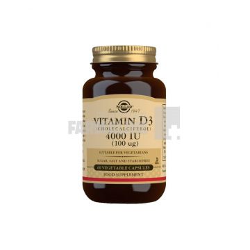 Solgar Vitamina D3 4000 U.I 60 capsule