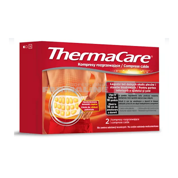 Thermacare Comprese calde pentru partea inferioara a spatelui si sold 2 bucati