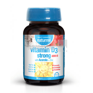 Vitamina D3 Strong 4000U.I 90 tablete