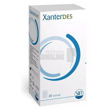 Xanterdes solutie oftalmica 20 flacoane monodoza x 0.3 ml