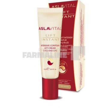 Aslavital Lift Instant Crema contur ochi si buze 15 ml