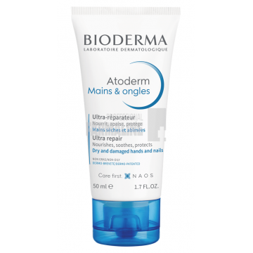 Bioderma Atoderm Crema pentru maini si unghii 50 ml