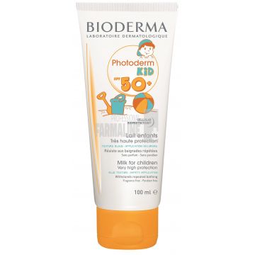 Bioderma Photoderm Kid Lapte colorat cu protectie solara SPF50 100 ml