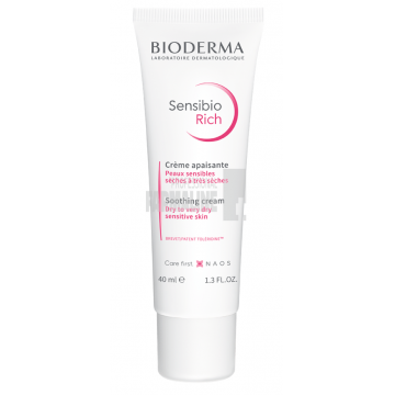 Bioderma Sensibio Rich Crema ten sensibil 40 ml