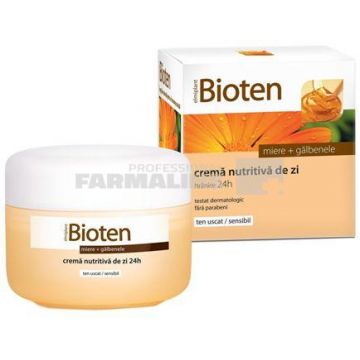 Bioten Crema nutritiva de zi cu miere + galbenele ten uscat/sensibil 50 ml