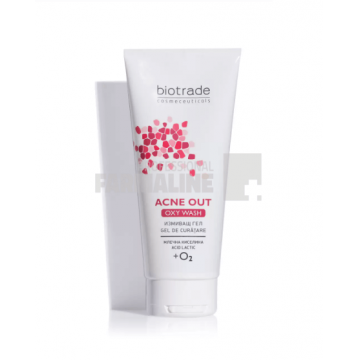 Biotrade Acne Out Oxy Wash Gel de curatare ten gras 220 ml