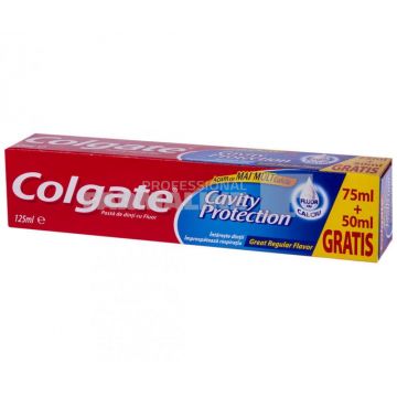 Colgate Cavity Protection Great Pasta de dinti Regular flavour 75 ml + 50 ml Gratis