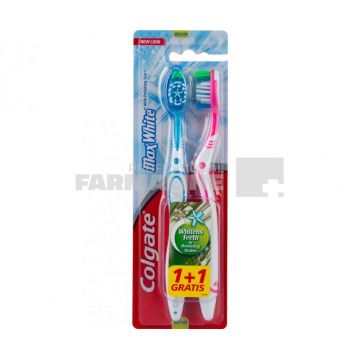 Colgate Pachet Max White Polishing Periuta de dinti 1+1 Gratis