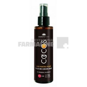 Cosmetic Plant Ulei de plaja cu ulei de cocos bio SPF15 150 ml