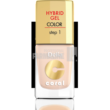 Delia Coral Hybrid Gel Color step 1 Lac unghii 20