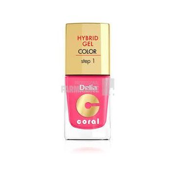 Delia Coral Hybrid Gel Color step 1 Lac unghii 23