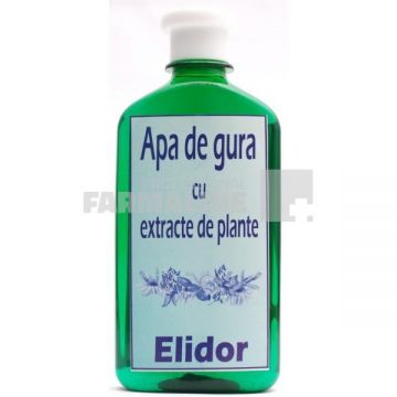 Elidor Apa de Gura cu Extracte de Plante 250 ml
