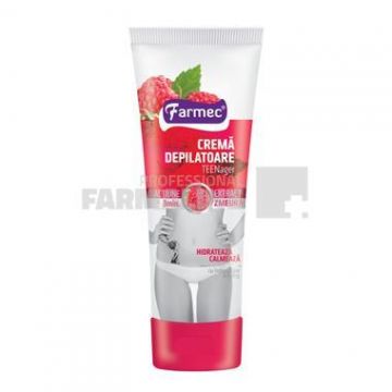 Farmec Crema depilatoare Teenager cu Extract de Zmeura 150 ml