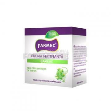 Farmec Crema matifianta cu Bambus ten mixt/gras 50 ml