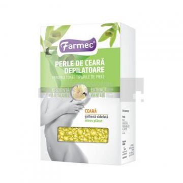 Farmec Perle de ceara depilatoare cu Extract de Vanilie 250 g