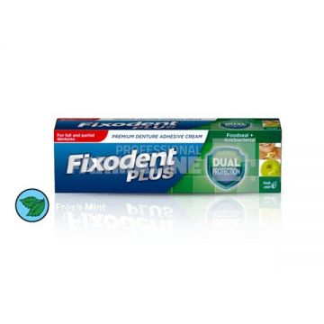 Fixodent Plus Dual Protection Fresh Mint Crema adeziva 40 g
