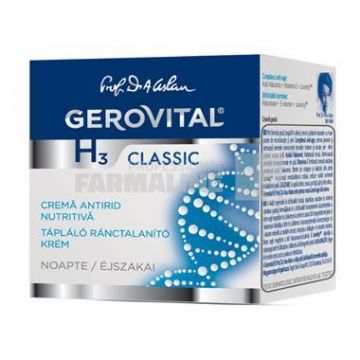 Gerovital H3 Classic Crema antirid nutritiva de noapte 50 ml