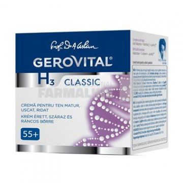 Gerovital H3 Classic Crema pentru ten matur, uscat, ridat 50 ml