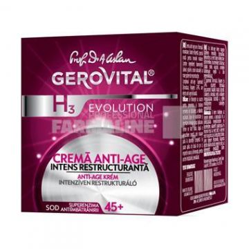 Gerovital H3 Evolution Crema anti-age intens restructuranta 50 ml