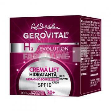 Gerovital H3 Evolution Crema lift hidratanta de zi SPF10 50 ml