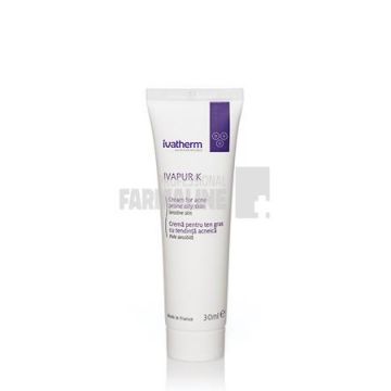 Ivapur K Crema pentru ten gras cu tendinta acneica 30 ml