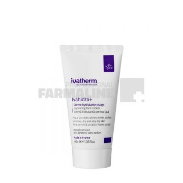 Ivatherm Ivahidra+ Crema hidratanta pentru ten forte uscat 40 ml