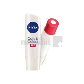 Nivea 85276 Care & Colour Red Balsam de buze 4,8 g
