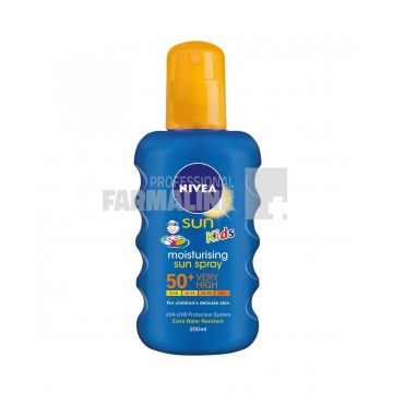 Nivea 85667 Sun Kids Spray colorat de protectie solara SPF50 200 ml