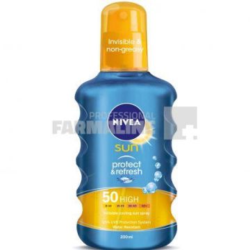 Nivea 85860 Sun Protect & Refresh Spray protectie solara SPF50 200 ml