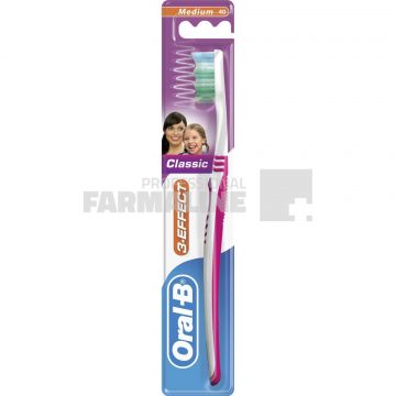 Oral B Classic 3 Effect Periuta de dinti Medium