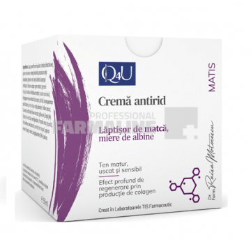 Tis Q4U Crema antirid cu Laptisor de Matca si Miere de albine 50 ml