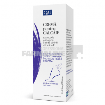 Tis Q4U Crema pentru calcaie cu extract de Patlagina si ulei de Catina 40 ml