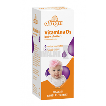 Alinan Baby Vitamina D3 Picaturi 10 ml
