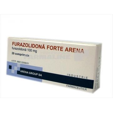 Arena Furazolidina Forte 100 mg 20 comprimate
