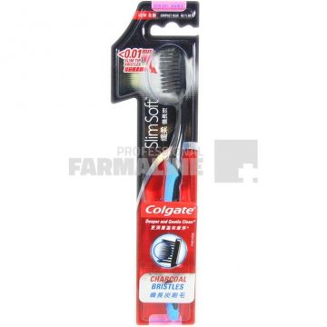 Colgate Silm Soft Clean Charcoal Periuta de dinti 0,01 mm