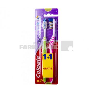 Colgate Zig Zag Periuta de dinti Medium 1 + 1 Gratis