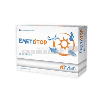 Emetistop 20 comprimate