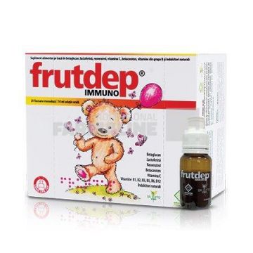 Frutdep Immuno solutie orala 10 ml 10 fiole