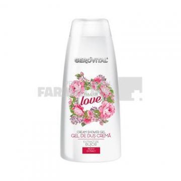 Gerovital Full of Love Gel de dus crema cu Extract de Bujor 400 ml