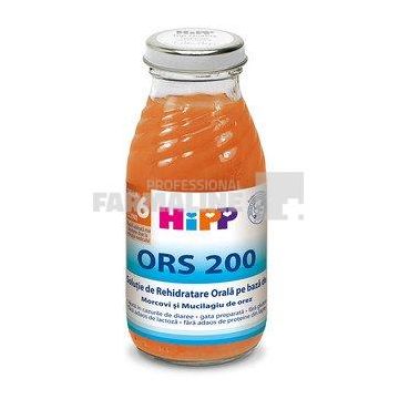 Hipp ORS 200 Bautura de rehidratare cu Morcovi si Mucilagiu de Orez 200 ml