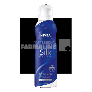 Nivea 80923 Silk Mousse Creme Care Spuma dus 200 ml