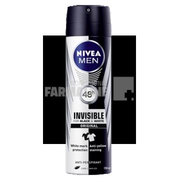 Nivea 82241Invisible Power Black&White Deodorant spray 150 ml