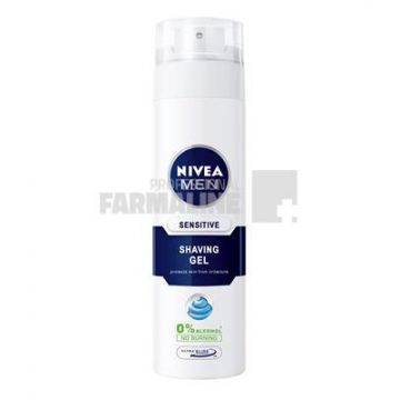 Nivea Men 81740 Sensitive Gel de ras ten sensibil 200 ml