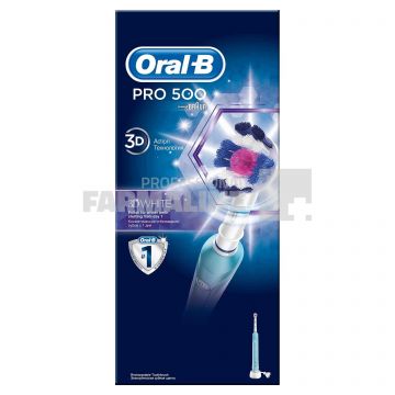 Oral B Pro 500 3D White Periuta de dinti electrica