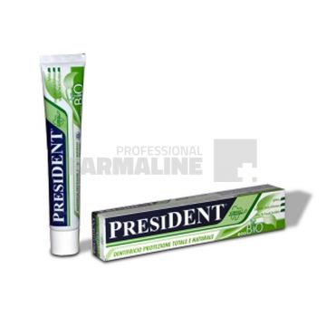 President Eco Bio Pasta de dinti cu extracte naturale 75 ml