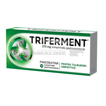 Triferment gastrorezistente 275 mg 30 comprimate